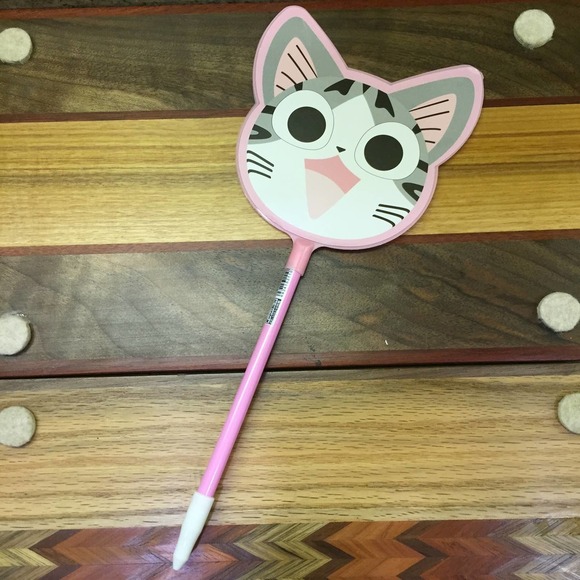 Other - Pink Cat Fan Writing Pen